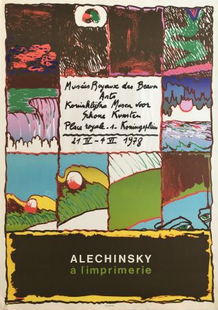 Афиша Alechinsky - Alechinsky à l'imprimerie