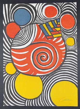 Литография Calder - Alexander Calder (1898–1976) - Clown - Color lithograph - 1976