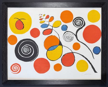 Литография Calder - Alexander Calder (1898 - 1976) - Blue Sun EA - Color lithograph on paper - 1960