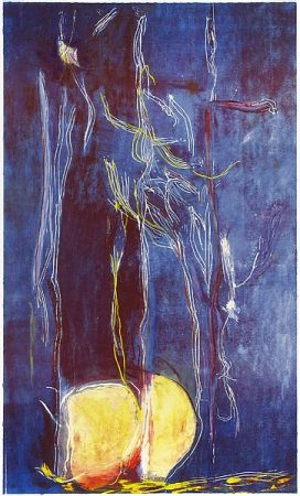 Гравюра На Дереве Frankenthaler - All About Blue