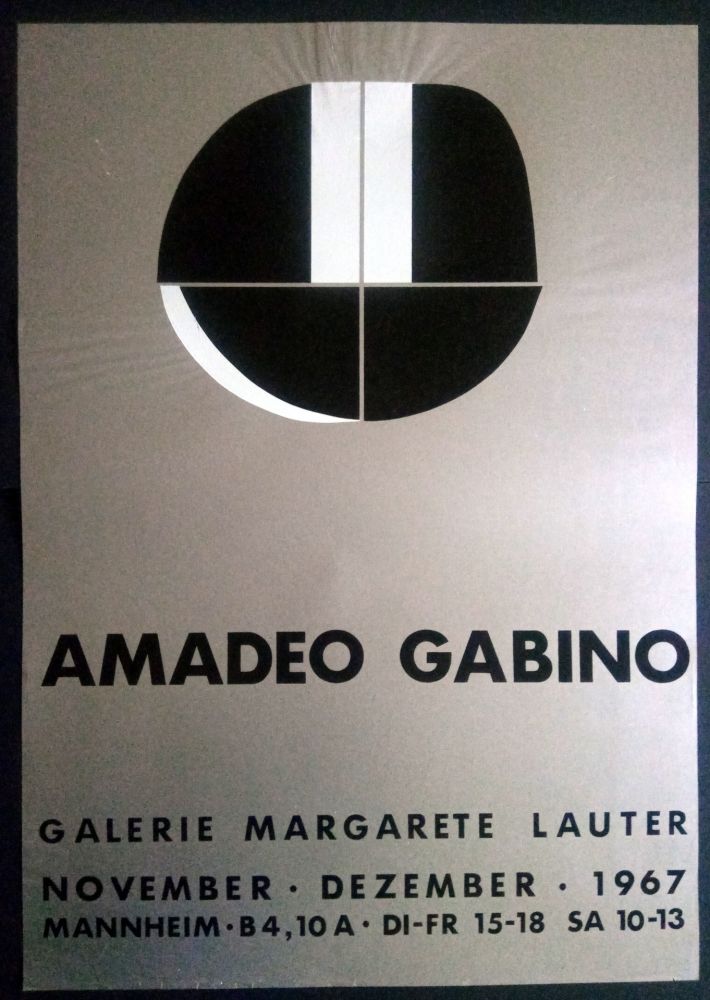 Афиша Gabino - Amadeo Gabino - Galerie Margarete Lauter 1967