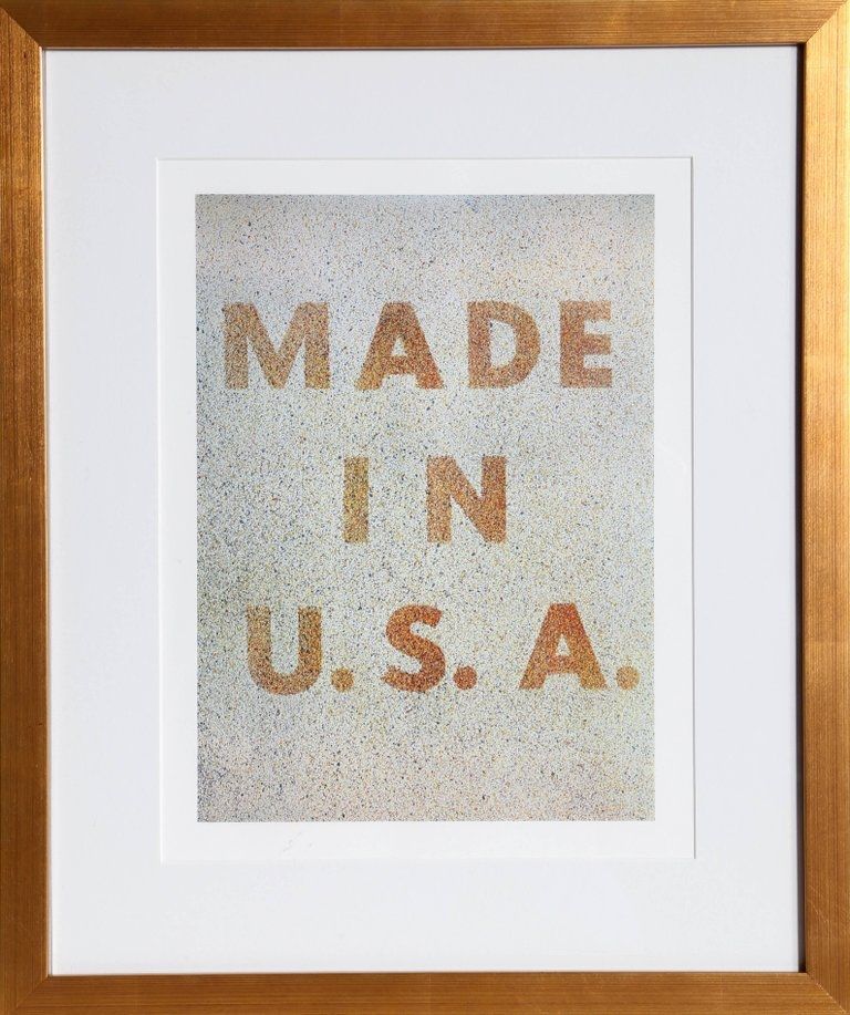 Гашение Ruscha - America: Her Best Product (Made in USA) from the Kent Bicentennial Portfolio