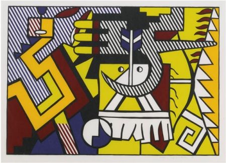 Гравюра На Дереве Lichtenstein - American Indian Theme VI