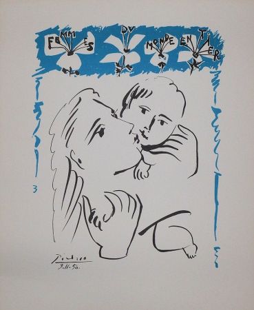 Литография Picasso - Amour maternel