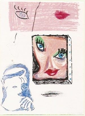 Литография Hockney - An image of Celia Study