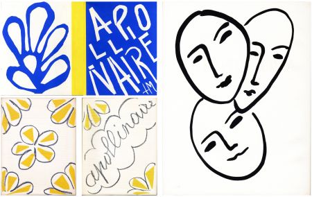 Иллюстрированная Книга Matisse - André Rouveyre : APOLLINAIRE. 7 lithographies et 1 gravure originales (1952)..