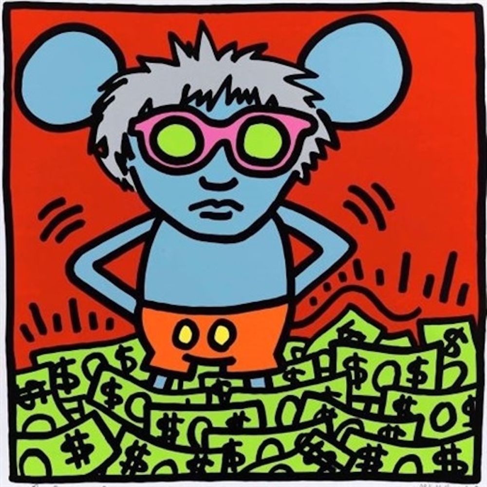 Сериграфия Warhol -  Andy Mouse (Dollar Bills)