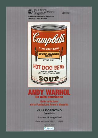 Литография Warhol - Andy Warhol: 'Campbell's Soup (Hot Dog Bean)' 2000 Offset-lithograph