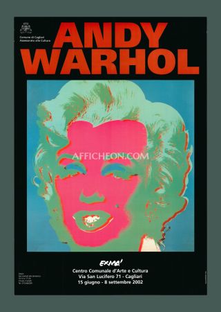 Литография Warhol - Andy Warhol: 'Marilyn (Black/Violet)' 2002 Offset-lithograph