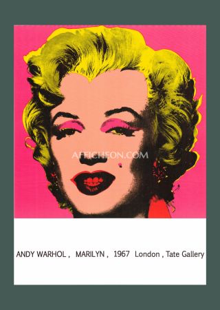 Литография Warhol - Andy Warhol: 'Marilyn (Tate Gallery)' 1987 Offset-lithograph