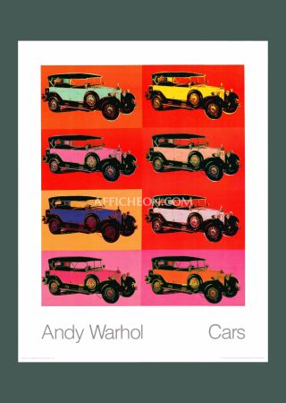 Литография Warhol - Andy Warhol: 'Mercedes-Benz Typ 400 Tourenwagen' 1988 Offset-lithograph 