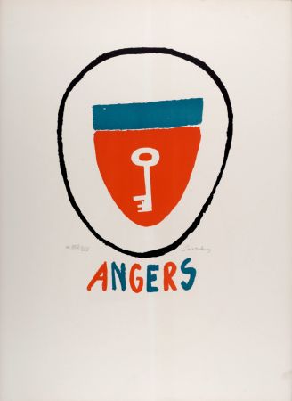 Литография Delaunay - Angers, c. 1970 - Hand-signed