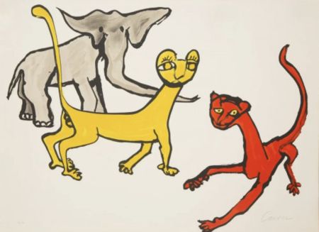 Литография Calder - Animals