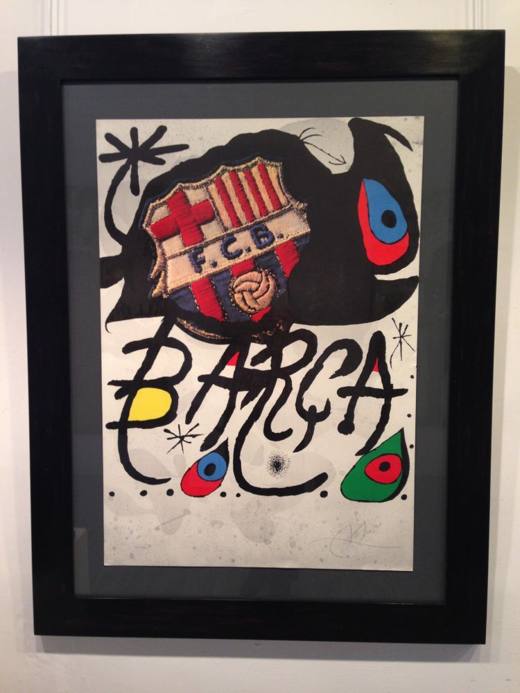 Литография Miró - ANIVERSARIO F.C. BARCELONA 
