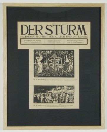 Гравюра На Дереве Kandinsky - Ankunft der Kaufleute (1903), Aus dem Album Xylographies (1907)
