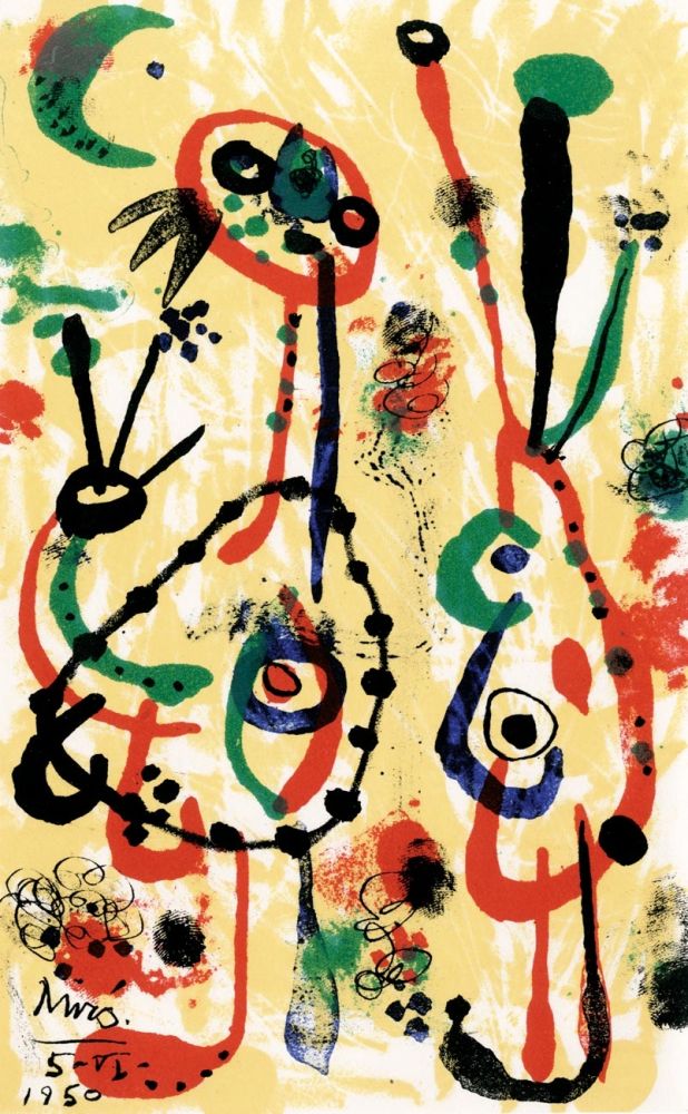 Литография Miró - Anthologe de l'Humour noir