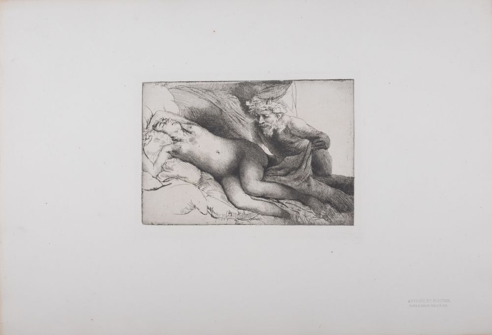 Фототипия Rembrandt - Antiope et Jupiter
