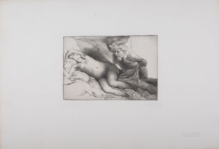 Фототипия Rembrandt - Antiope et Jupiter