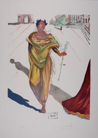 Литография Dali - Apollon, from Ovide L'art D'aimer - Hand-signed - Large size