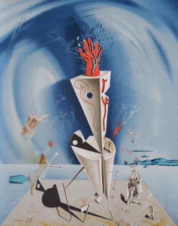 Литография Dali - Appareil et main, 1974