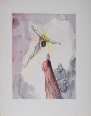 Литография Dali - Apparition du Christ