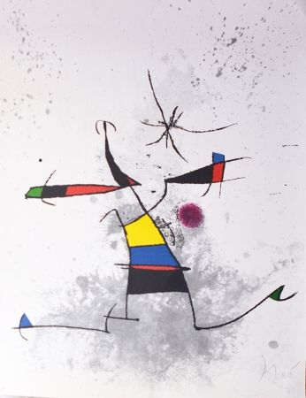 Гравюра Miró - Appelant écartelé