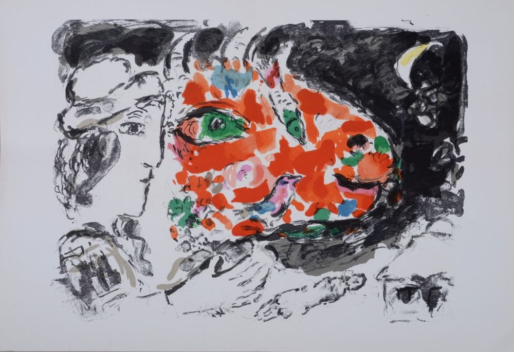 Литография Chagall - Après l'Hiver