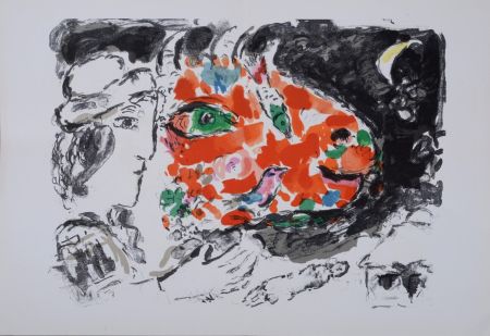 Литография Chagall - Après l'Hiver