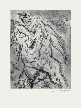 Офорт Masson - Arbres enlacés