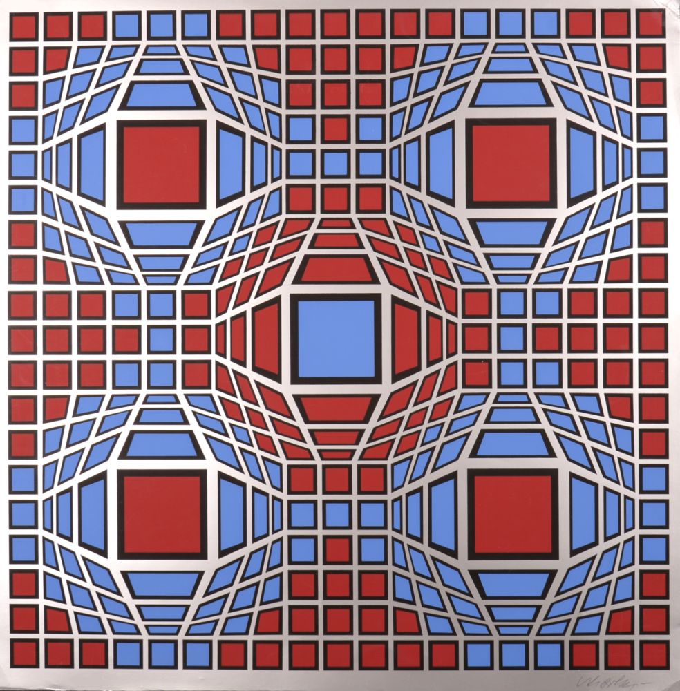 Сериграфия Vasarely - ARG-VIT, c. 1974
