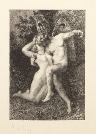 Гравюра Rodin - Aristophane II
