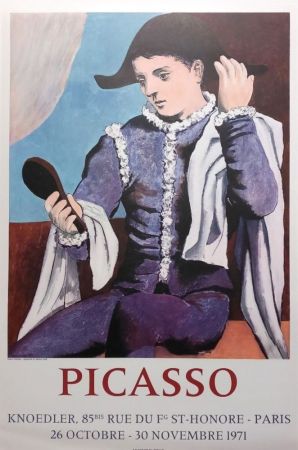 Афиша Picasso - Arlequin au miroir