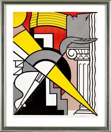 Гашение Lichtenstein - Arrow and Column, 1967