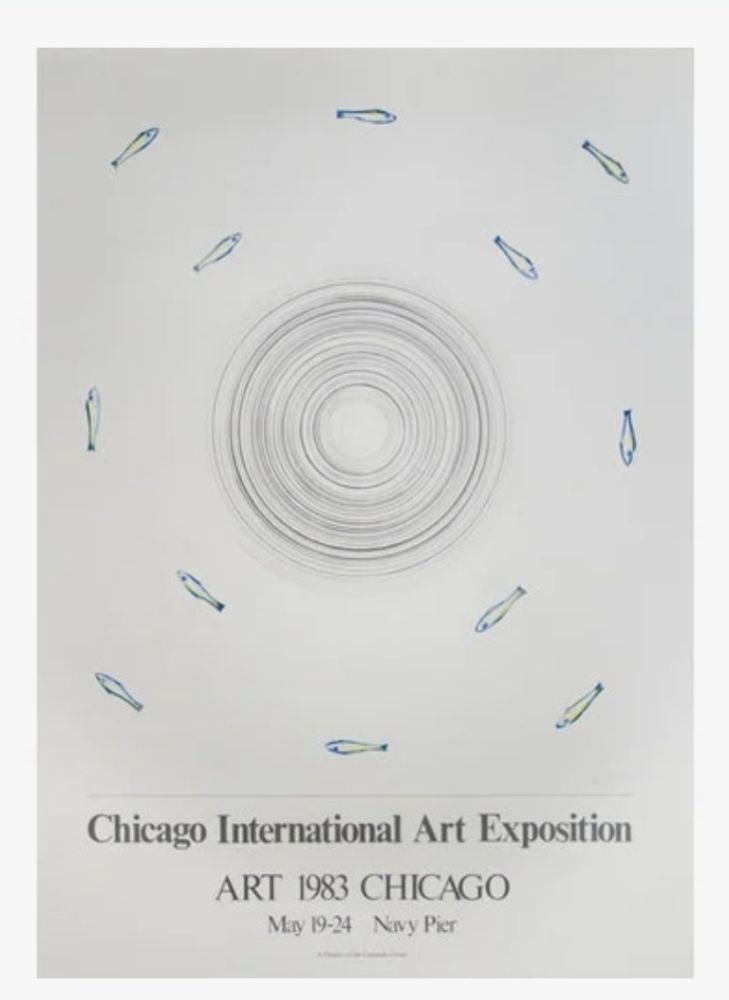 Литография Ruscha - Art 1983 Chicago