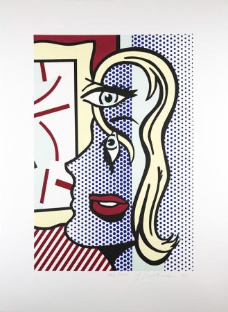 Сериграфия Lichtenstein - Art Critic