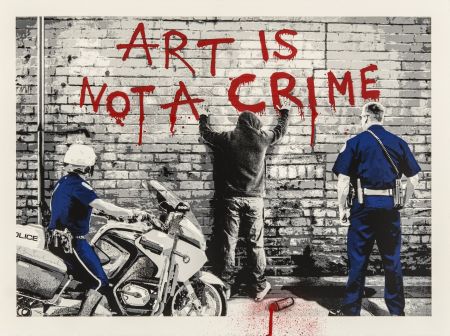 Сериграфия Mr Brainwash - Art is not a crime