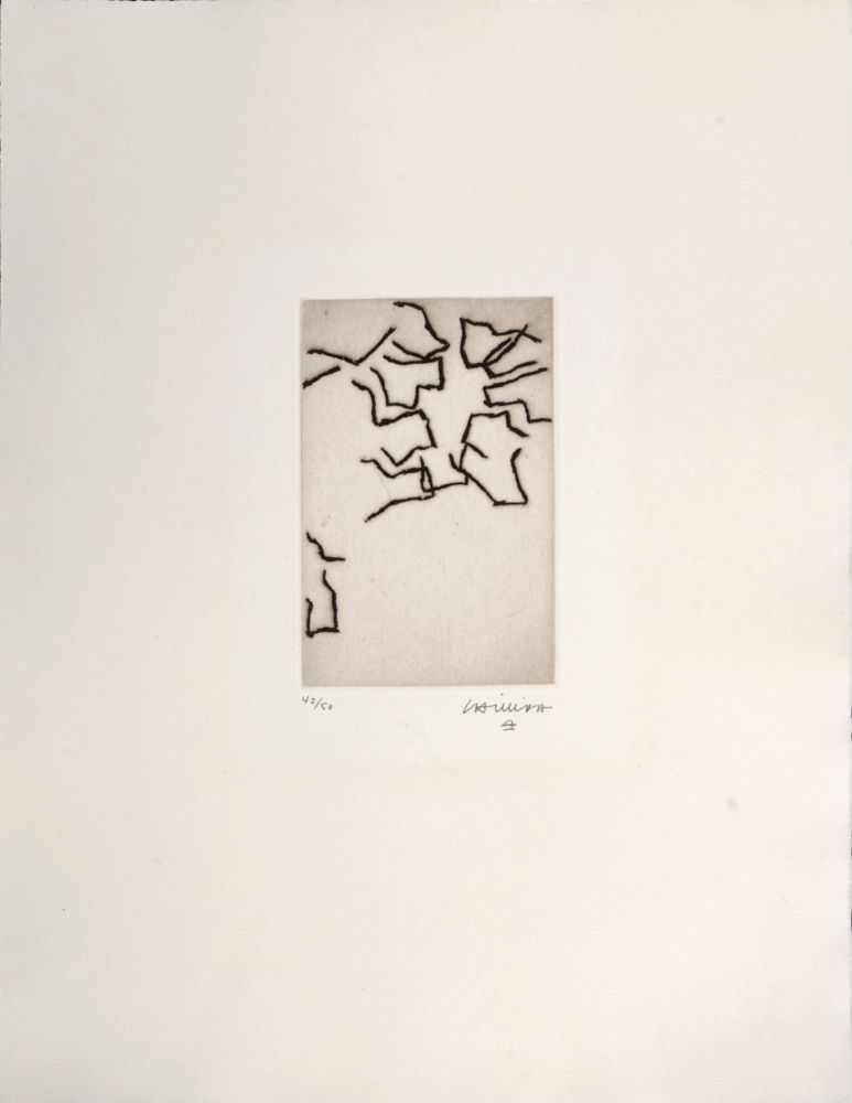 Литография Chillida - Articulations III, 1962 - Hand-signed!