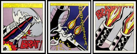Литография Lichtenstein - As I Opened Fire
