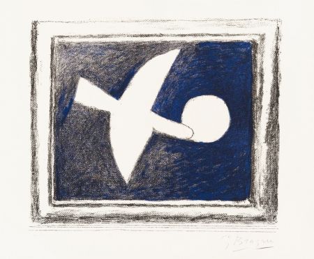 Литография Braque - Astre et Oiseau (Star and Bird) I, 1958-59