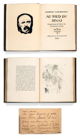 Иллюстрированная Книга Toulouse-Lautrec - AU PIED DU SINAÏ. Illustrations de Henri de Toulouse-Lautrec, avec suite [1898].