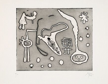 Офорт И Аквитанта Miró - Aus 
