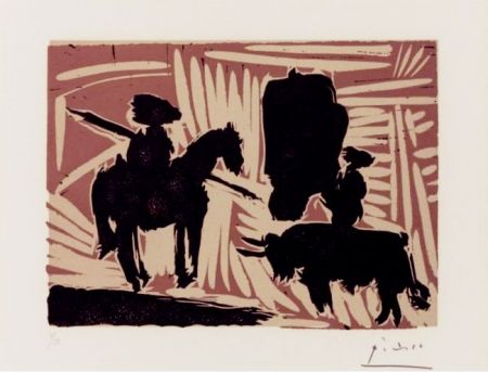 Линогравюра Picasso - Avant le pique