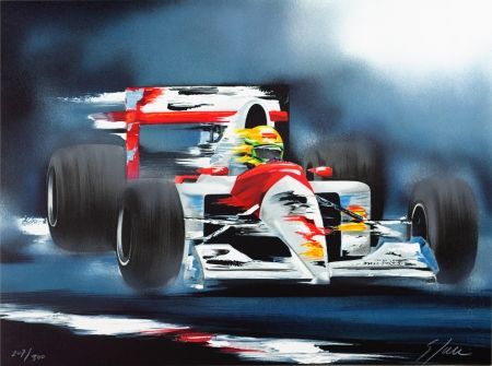 Литография Spahn - Ayrton Senna