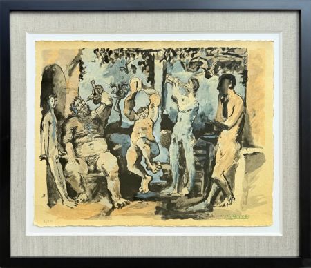 Литография Picasso - Bacchanale