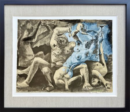 Литография Picasso - Bacchanale