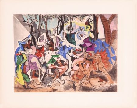 Литография Picasso - Bacchanale (After)