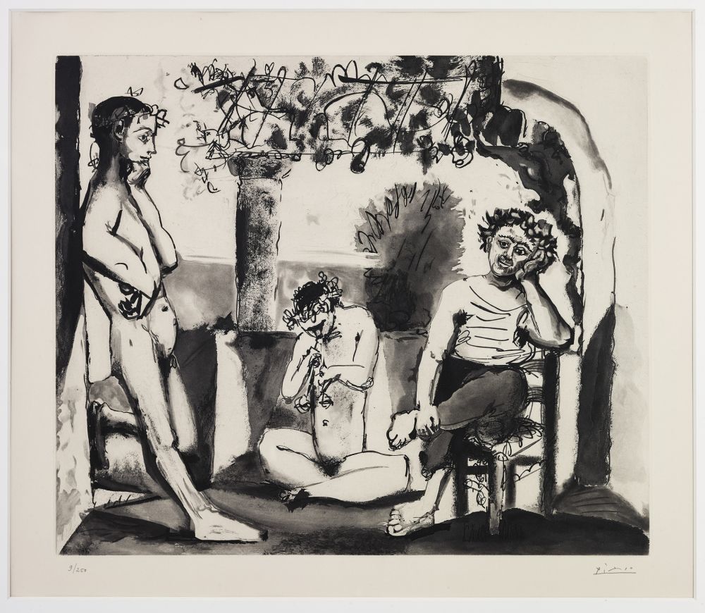 Акватинта Picasso - Bacchanales