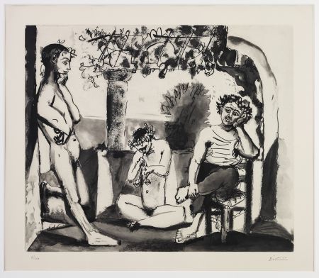 Акватинта Picasso - Bacchanales