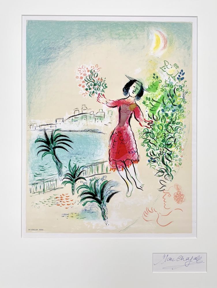 Литография Chagall - Baie des Anges