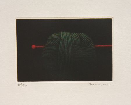 Mezzotint Hamaguchi - Ball of Green Yarn 